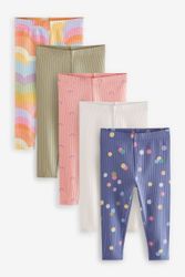 Next Leggings Gerippte Leggings im 5er-Pack günstig online kaufen