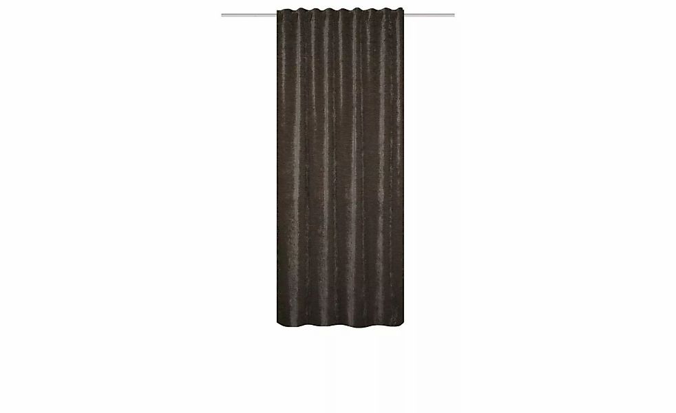 HOMEbasics Fertigschal   ¦ braun ¦ Synthetik ¦ Maße (cm): B: 135 H: 175 Gar günstig online kaufen