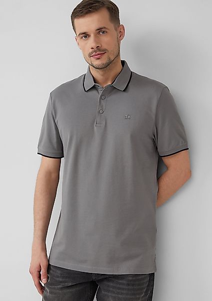 s.Oliver Kurzarmshirt Sportives Piqué-Poloshirt mit Kontrast-Details günstig online kaufen