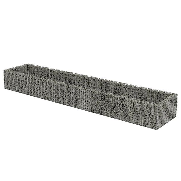 vidaXL Gabionen-Hochbeet Stahl 450x90x50 cm 595130 günstig online kaufen