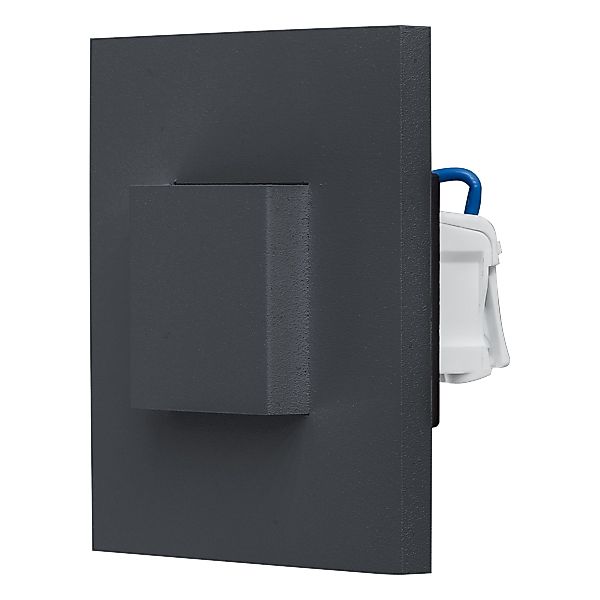 EVN Lichttechnik LED-Wandeinbauleuchte 3000K IP44 anth LQ41802AD günstig online kaufen
