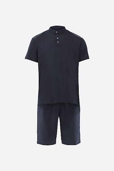 Kurzarm Jersey Schlafanzug aus Schweizer Baumwolle günstig online kaufen