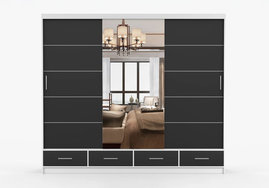 imoebel24 Schwebetürenschrank FLORENCE 250 cm - günstig online kaufen