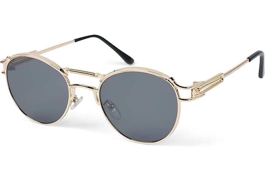 styleBREAKER Sonnenbrille Panto Sonnenbrille mit Federn günstig online kaufen