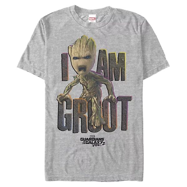 Marvel - Guardians of the Galaxy - Groot I Am Rock - Männer T-Shirt günstig online kaufen