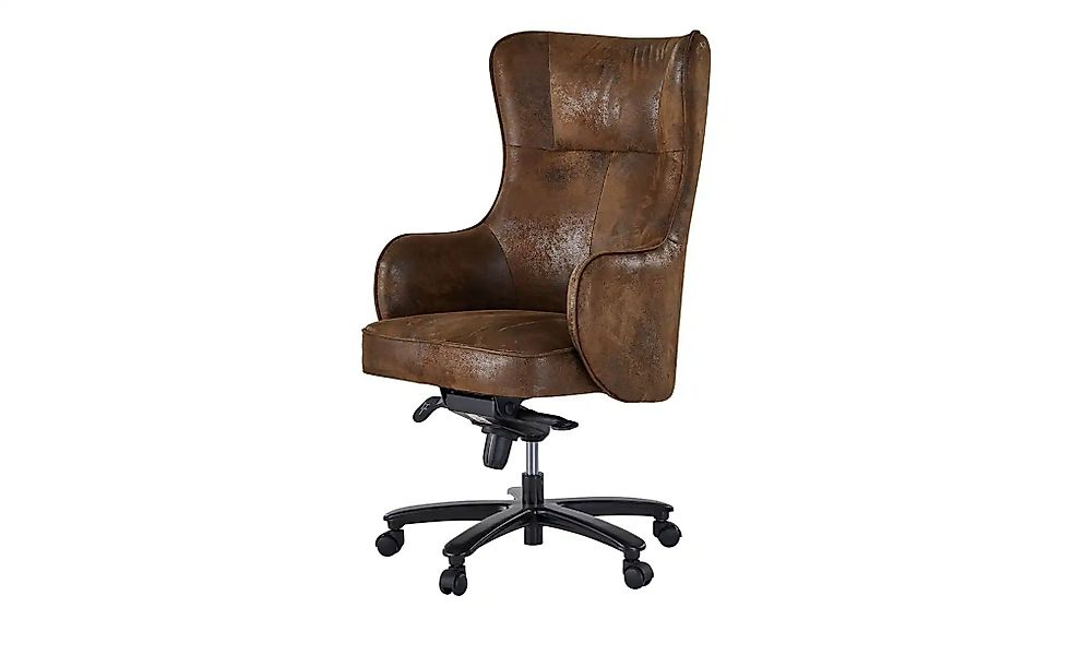 Chefsessel  Bigge ¦ braun ¦ Maße (cm): B: 64,5 H: 113,5 T: 74.5 Stühle > Bü günstig online kaufen