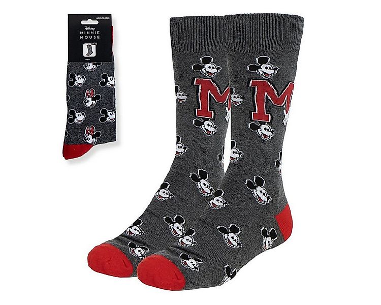 Cerda Socken Disney Mickey Strümpfe Erwachsene Baumwollsocken Größe 38-45 günstig online kaufen