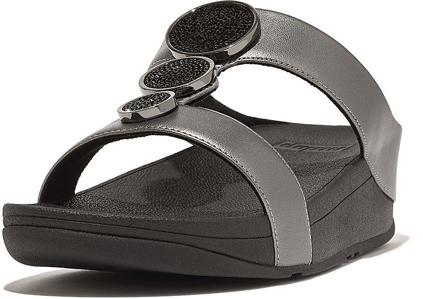 Fitflop Halo Bead-Circle Metallic H-Bar Slides Sandale günstig online kaufen