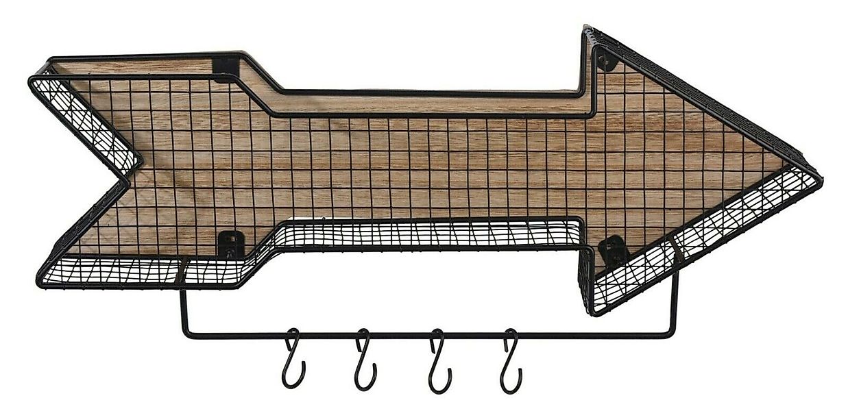 Meinposten Deko-Wandregal Wandregal Küchenregal Hängeregal mit günstig online kaufen