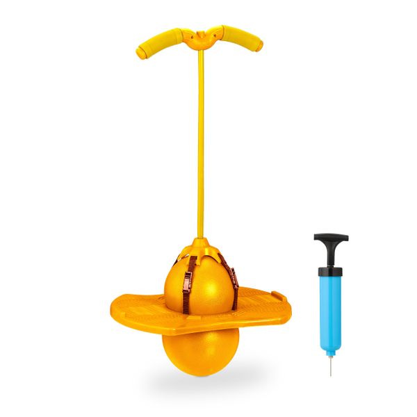 relaxdays Hüpfspielzeug Pogo Ball mit Griffen günstig online kaufen
