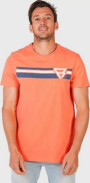 Brunotti T-Shirt Tim Print Mens T-shirt Bright Coral günstig online kaufen