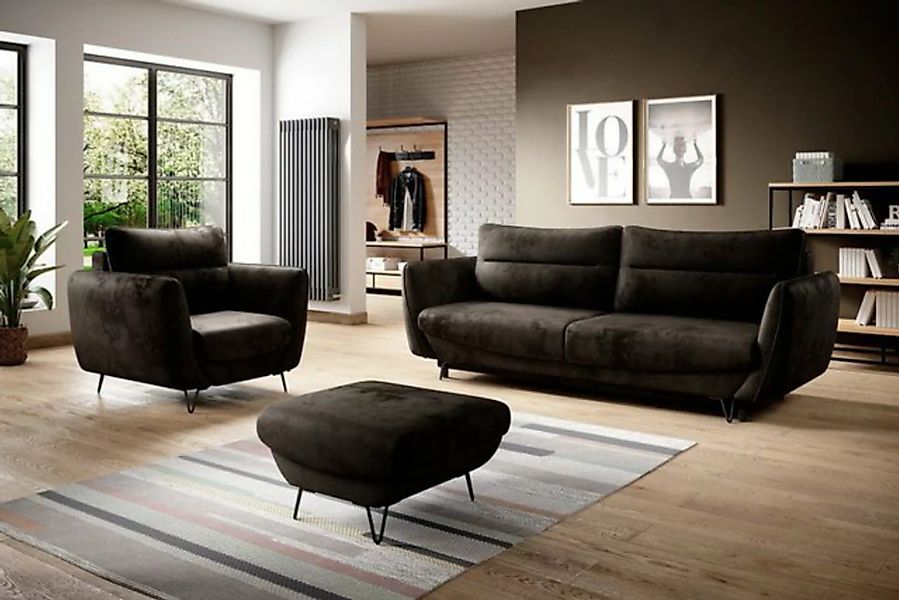 ROYAL24_MARKT Sofa - Wohnzimmer-Komfort: Couch, Sessel, Puff für Entspannun günstig online kaufen