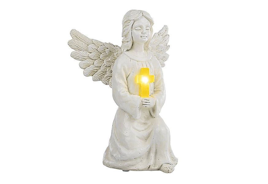 Haushalt International Gartenfigur LED-Solarengel - Gartendekoration 16x14x günstig online kaufen