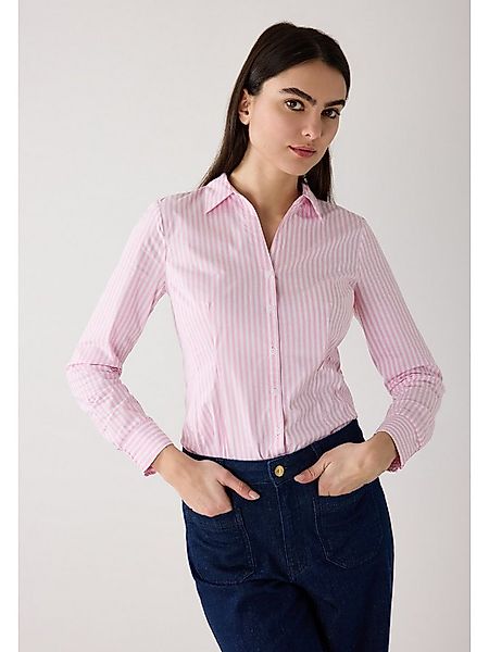 MORE&MORE Klassische Bluse gestreifte Hemdbluse günstig online kaufen