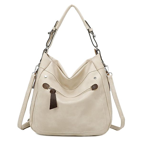 ITALYSHOP24 Schultertasche Damen Tasche Shopper Hobo-Bag günstig online kaufen