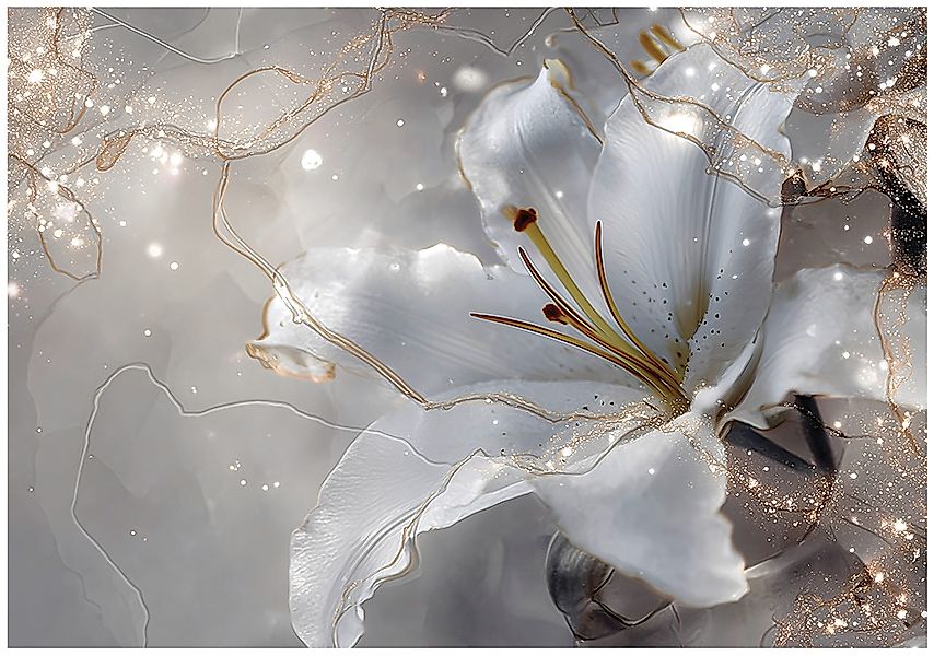 Wallarena Fototapete Blumen Lilien Abstrakt Vlies günstig online kaufen