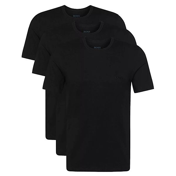 Boss Rundhals-t-shirt 3 Einheiten M Black günstig online kaufen