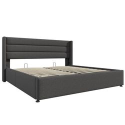 Yorbay Polsterbett Stauraumbett Polsterbett Hydraulisch Doppelbett günstig online kaufen