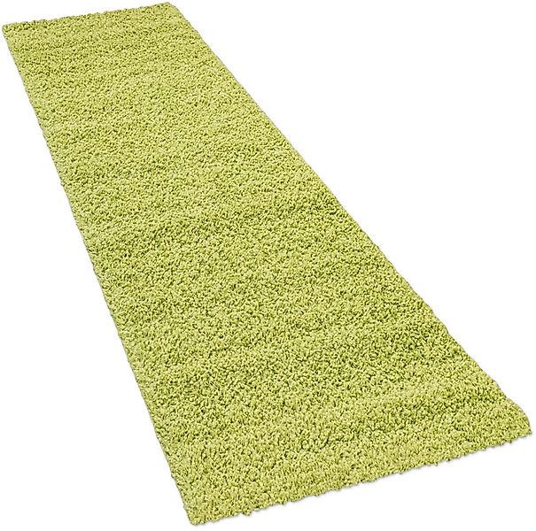 Paco Home Hochflor-Teppich »Sky 250«, rechteckig, 34 mm Höhe, gewebt, Uni-F günstig online kaufen