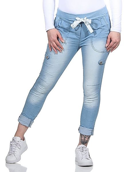 simaranda Jogg Pants Damen Jogginghose Jeans 2484 Hellblau günstig online kaufen