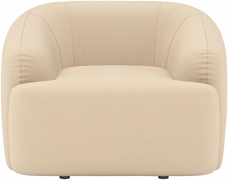 INOSIGN Sessel "Nergal, B/T/H, 120/110/81 cm", Großer Sessel mit Wellenunte günstig online kaufen