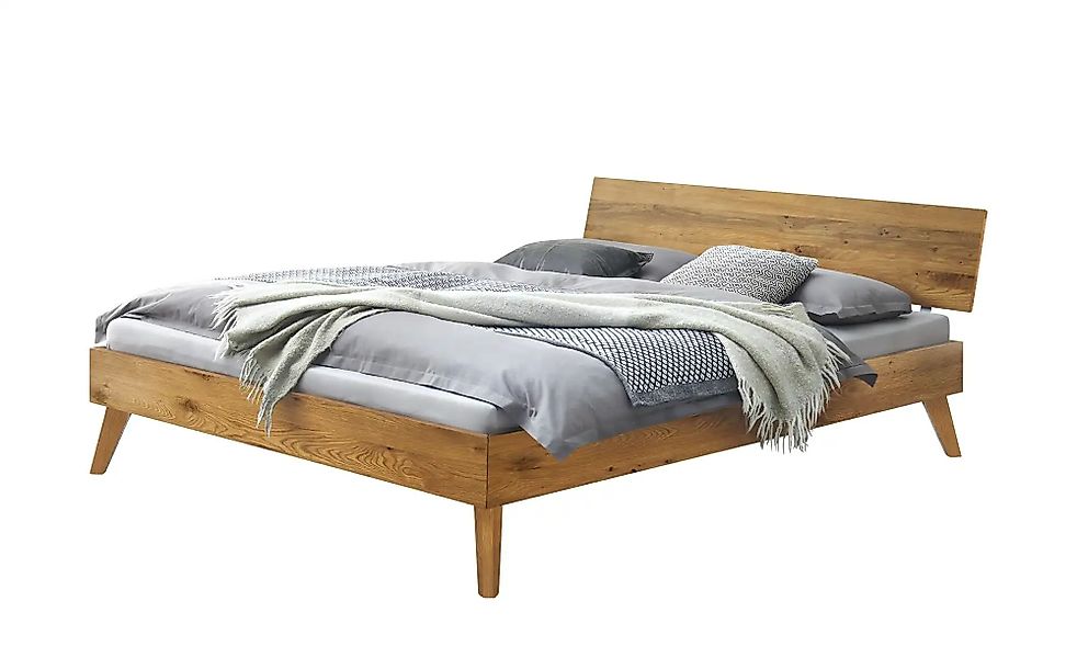 HASENA Massivholz-Bettgestell  Ancona ¦ holzfarben ¦ Maße (cm): B: 186 H: 7 günstig online kaufen