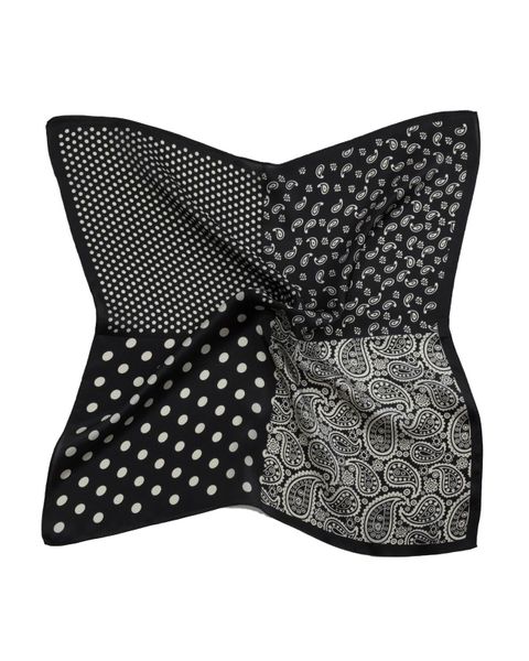 MayTree Seidentuch quadratisch, Punkte + Paisley günstig online kaufen
