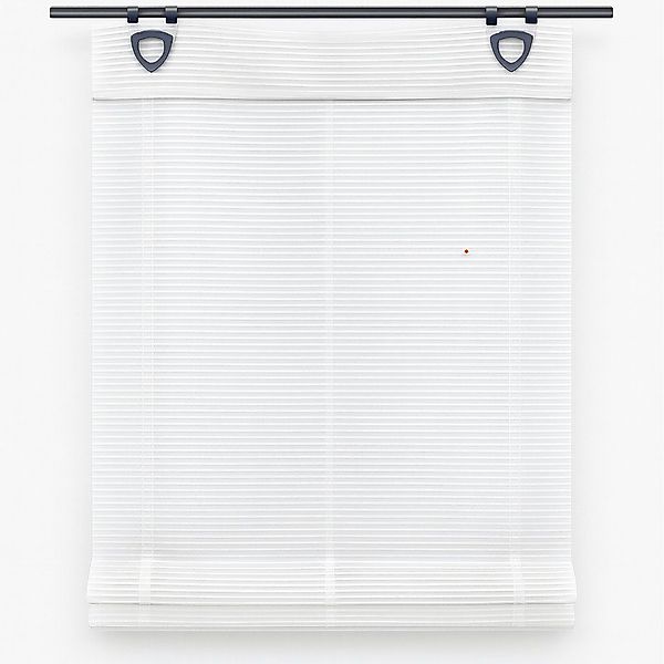 Clever-Kauf-24 Raffrollo Raffrollo Bambusoptik wollweiß inkl. günstig online kaufen