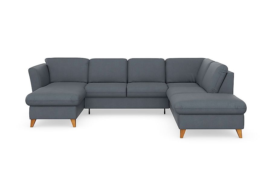 Home affaire Wohnlandschaft "Trelleborg U-Form" Federkern-Polsterung, wahlw günstig online kaufen