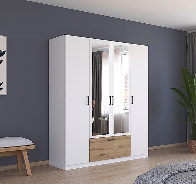 rauch Drehtürenschrank Kleiderschrank Schrank Garderobe Wäscheschrank BARI günstig online kaufen