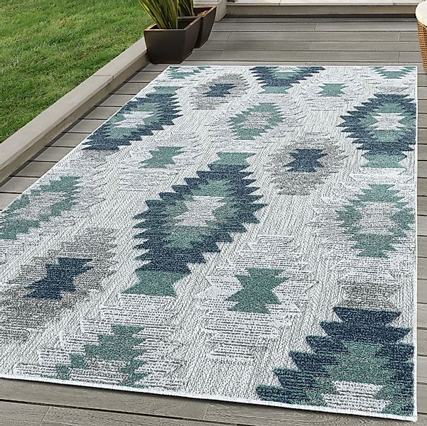 SIMPEX24 Outdoorteppich Berber Design, Läufer, Höhe: günstig online kaufen
