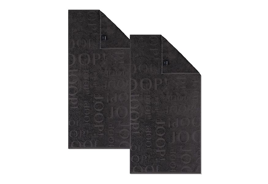 JOOP! Handtuch 2 Stück Joop! Handtuch Selection 1711-740 anthrazit 50x100, günstig online kaufen