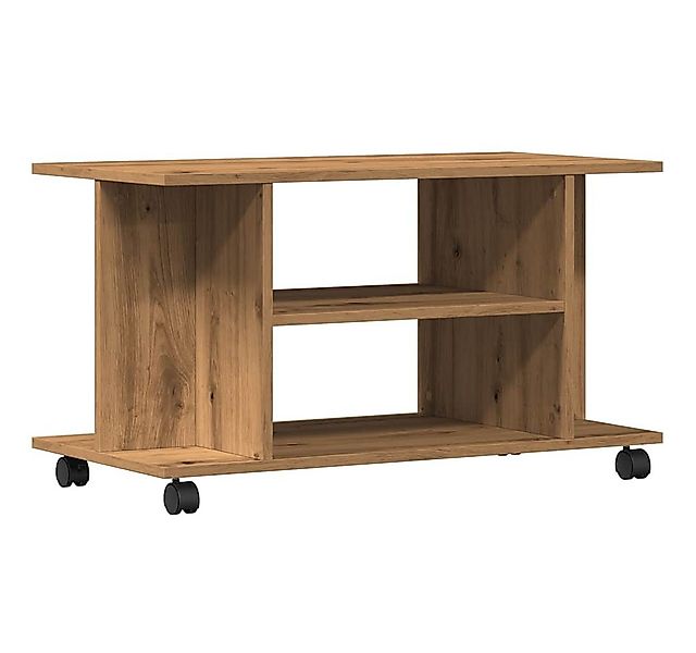 vidaXL TV-Schrank TV-Regal mit Rollen Artisan-Eiche 80x40x45 cm Holzwerksto günstig online kaufen