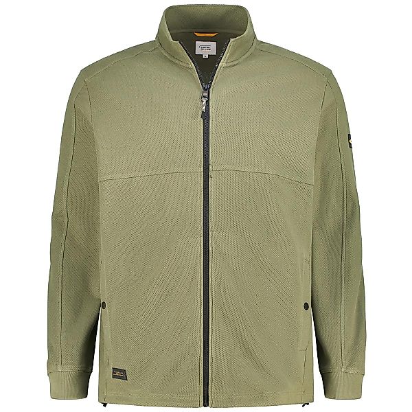 camel active Sweatjacke aus Baumwolle Farbe oliv Größe: 5XL günstig online kaufen