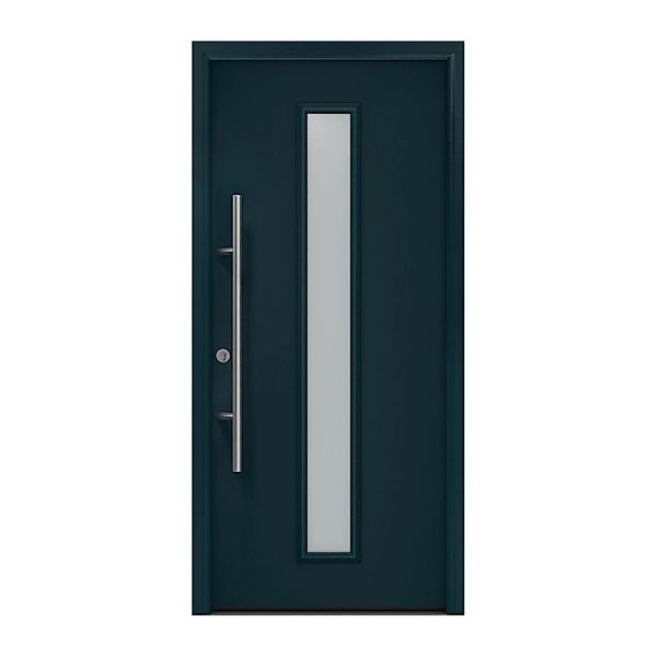 EcoStar Haustür Isopro Secur IPS 020S Anthrazitgrau 110 cm x 210 cm DIN L günstig online kaufen