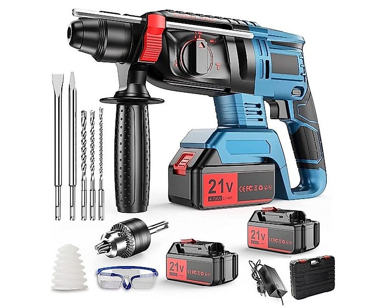 AeroAxis Akku-Bohrhammer 900W Bürstenloser SDS-plus Schlagbohrmaschine mit günstig online kaufen