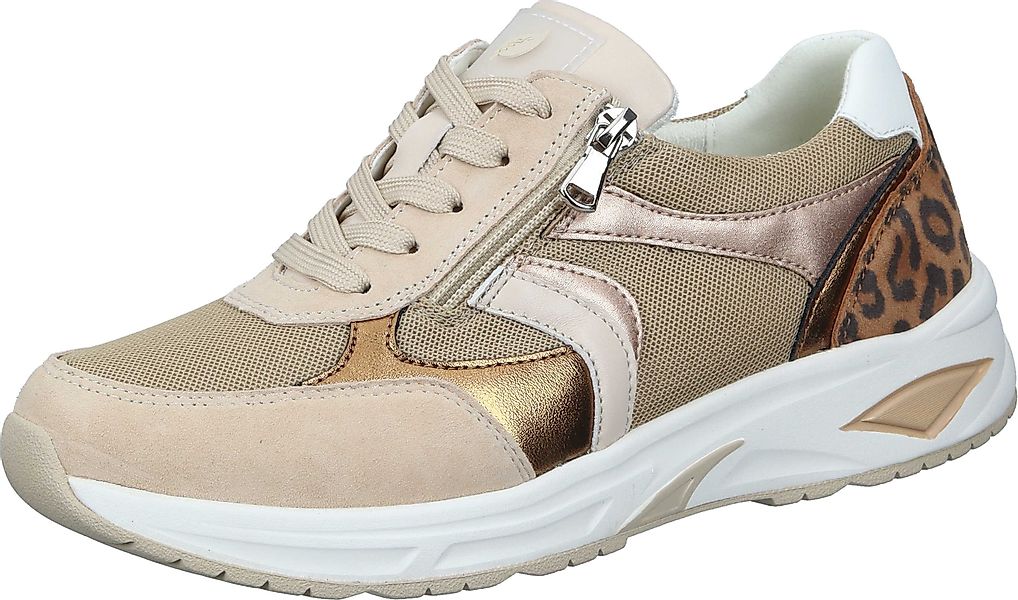 Waldläufer Schnürer Schnürschuh aus Velours/Mesh günstig online kaufen