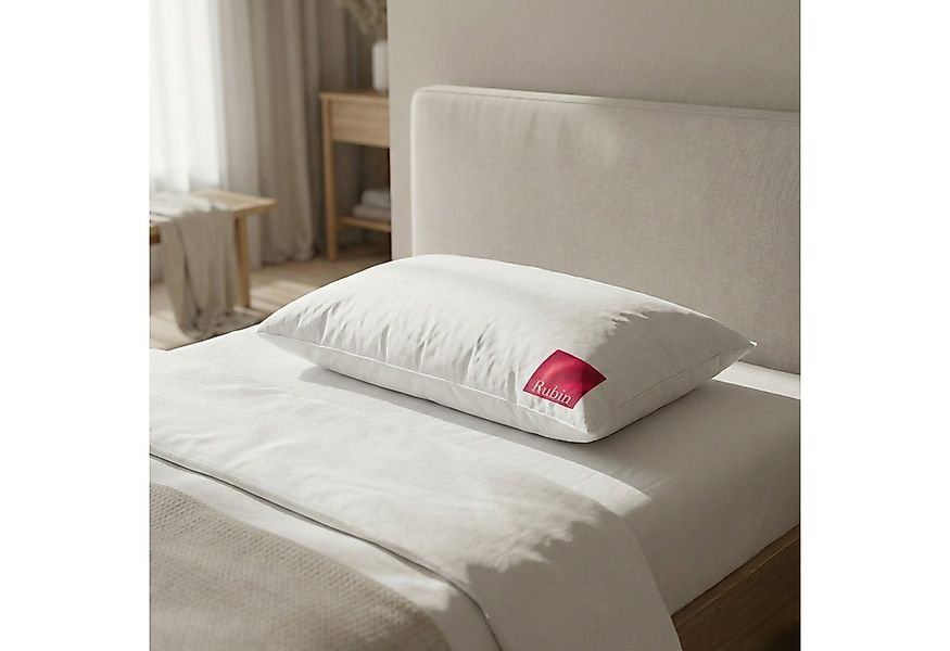 HANSKRUCHEN Daunenkissen RUBIN, Füllung: 70% Federchen, 30% Daunen, Bezug: günstig online kaufen