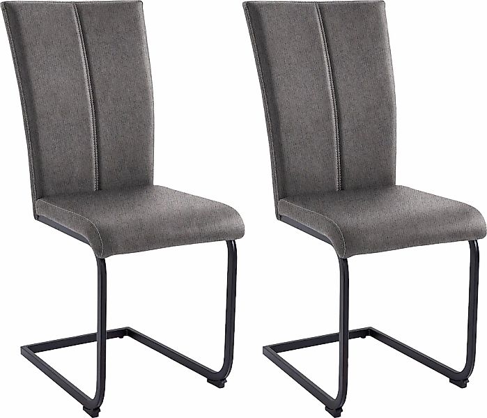 Home affaire Freischwinger "Nils" (Set) 2 Stk. Struktur grob  Strukturstoff günstig online kaufen