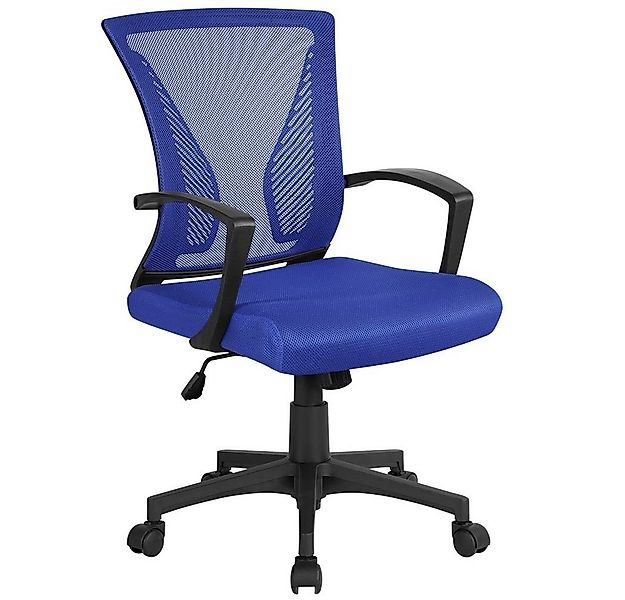 Yaheetech Bürostuhl aus Mesh-Gewebe Höhenverstellbarer Schreibtischstuhl, E günstig online kaufen