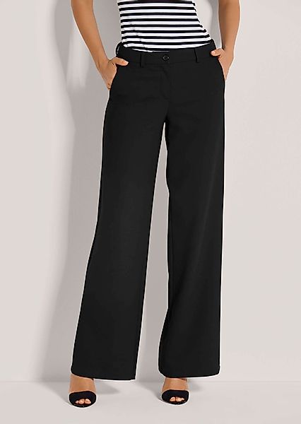 MADELEINE Bügelfaltenhose Weite Palazzo-Hose mit Bügelfalten günstig online kaufen