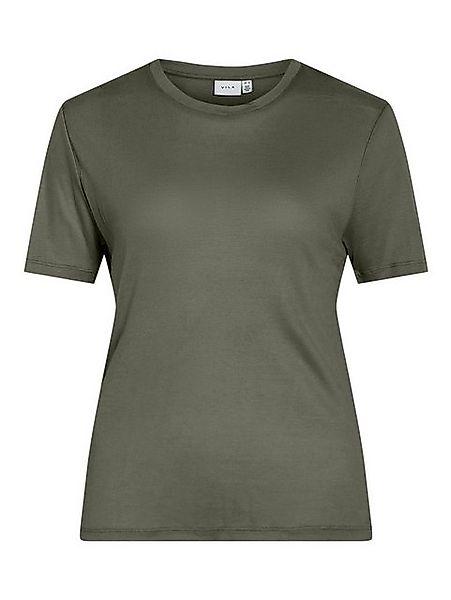 Vila T-Shirt Rundhals Enger Schnitt Kurzarm VIALEXIA O-NECK S/S T-SHIRT - N günstig online kaufen