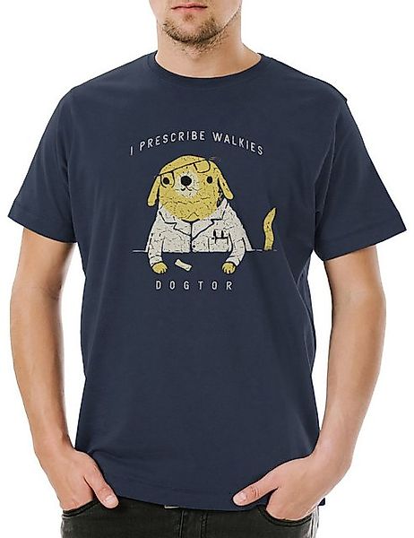 Urban Backwoods Print-Shirt Urban Backwoods Dogtor Herren T-Shirt Navy Größ günstig online kaufen