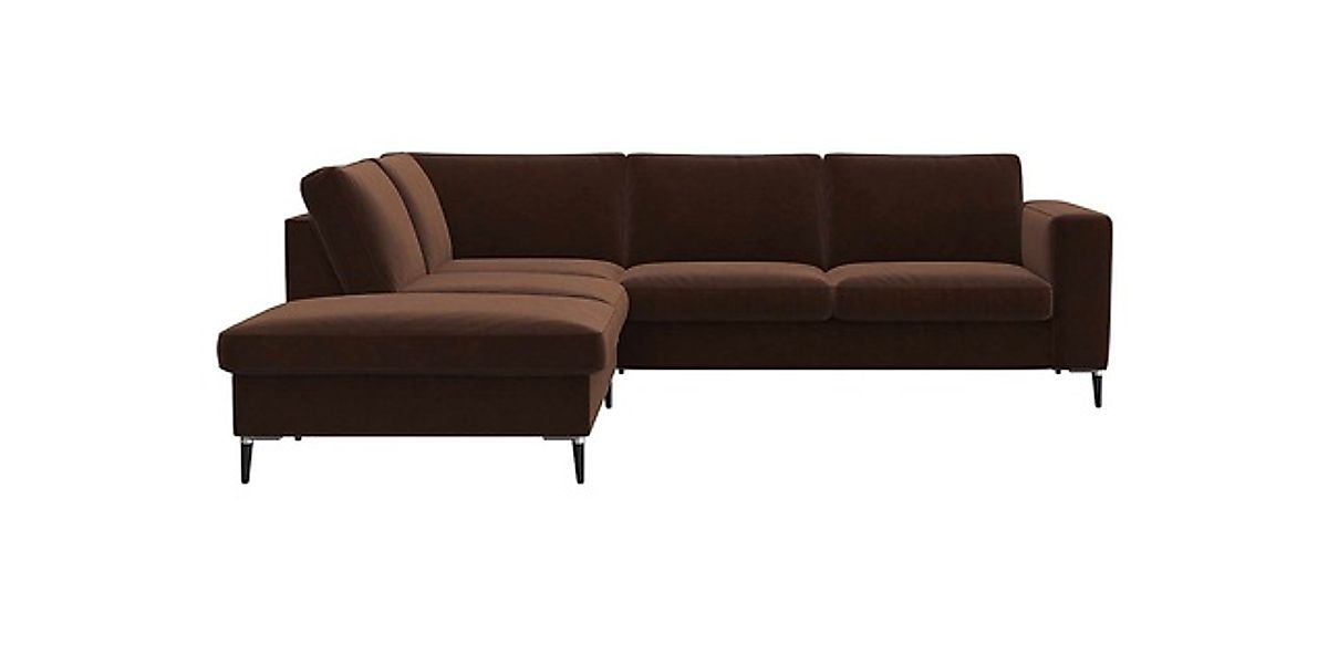 FLEXLUX Ecksofa »Fiore, bequem und komfortabel, zeitlos, L-Form«, breite Ar günstig online kaufen