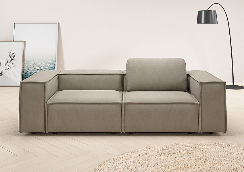 Home affaire 2-Sitzer "Watertown, modernes Sofa 246 cm breit, auch in Feinc günstig online kaufen