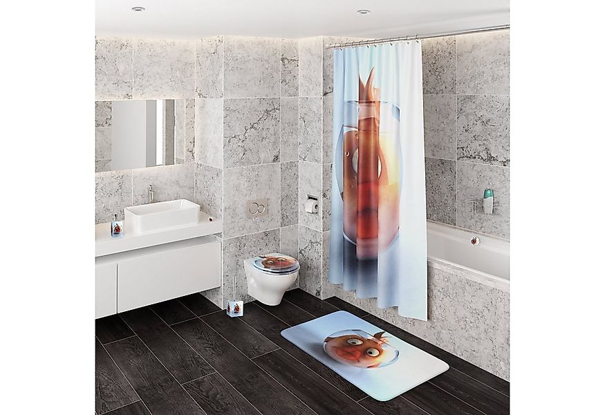 Sanilo Badaccessoire-Set Goldfisch, WC-Bürste und Seifenspender, 2 tlg., 2- günstig online kaufen