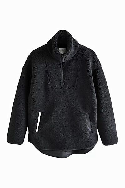 Next Fleecepullover Fleece mit halben Reißverschluss und Veloursfutter (1-t günstig online kaufen