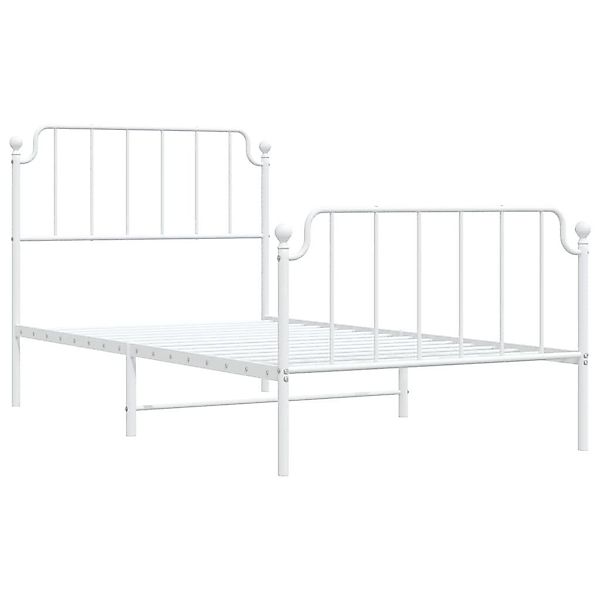 vidaXL Bett Bettgestell mit Kopf- und günstig online kaufen