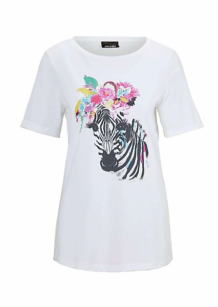 GOLDNER Kurzarmshirt "Kurzgröße Jerseyshirt mit Halbarm, Druck" günstig online kaufen