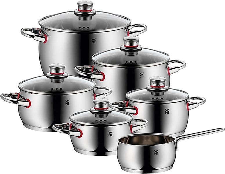 WMF Topf-Set »Quality One« Cromargan® Edelstahl Rostfrei 18/10 Set, 11 Stk. günstig online kaufen